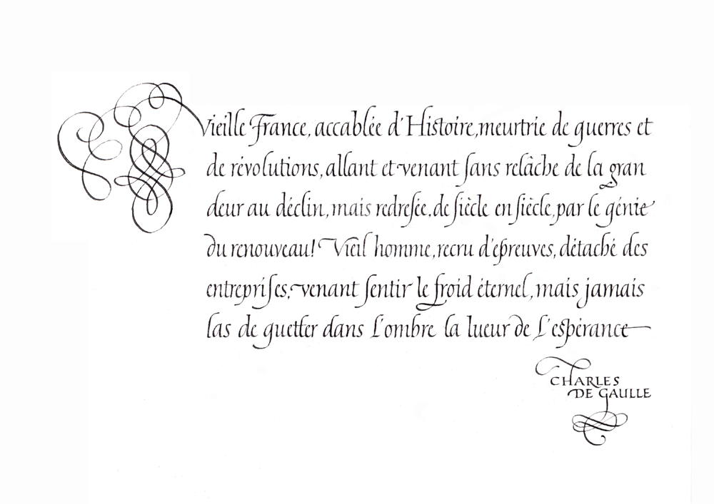 Citation de Ch. de Gaulle